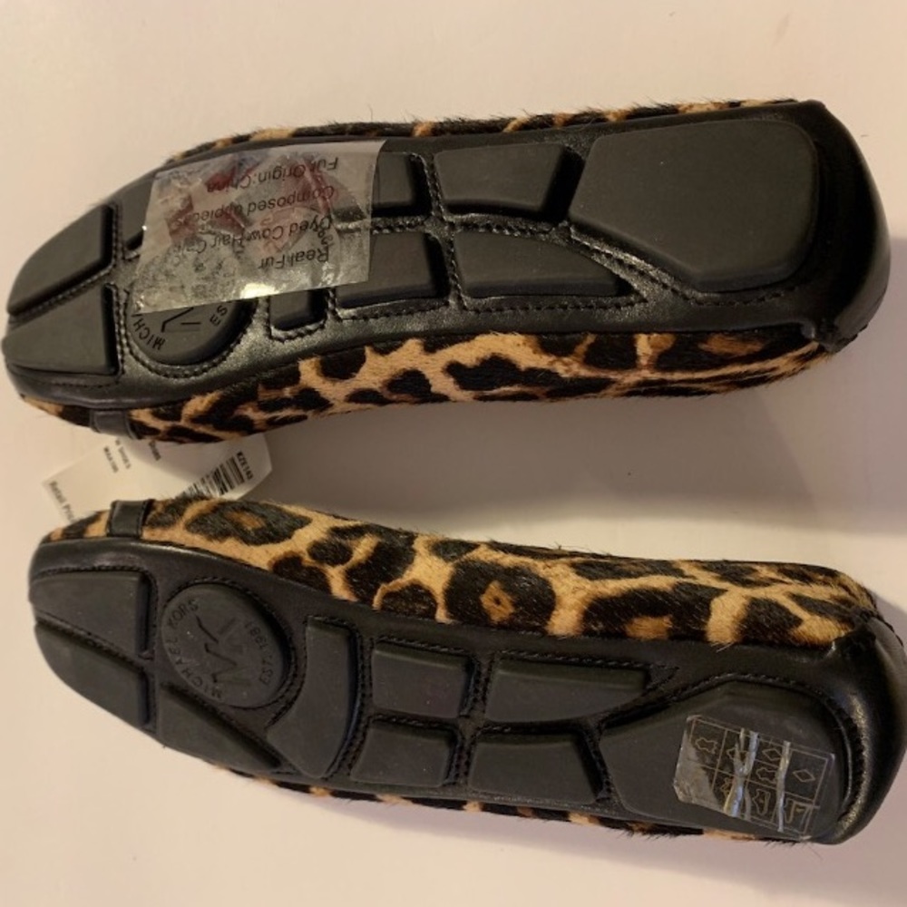Michael Kors Brown Leopard Print Moccasins 6.5 - Picture 6 of 8